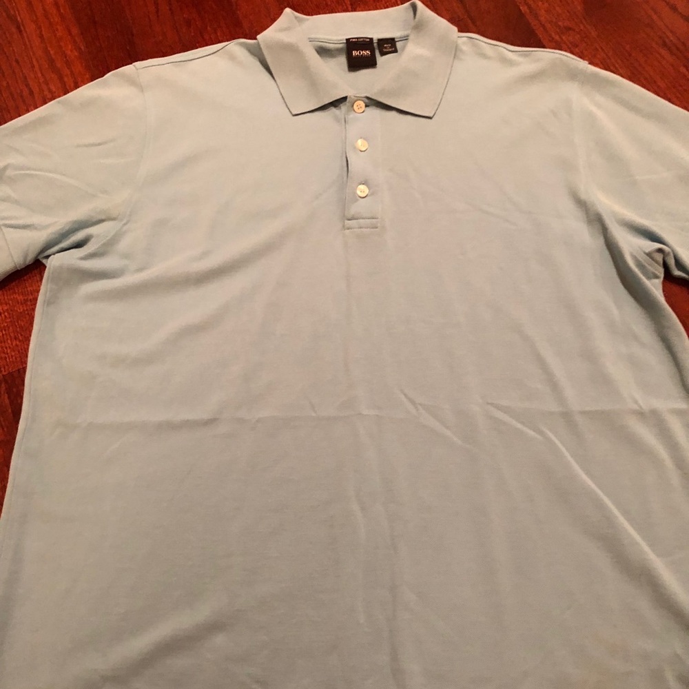 Men’s Hugo Boss Polo Shirt- Light Blue